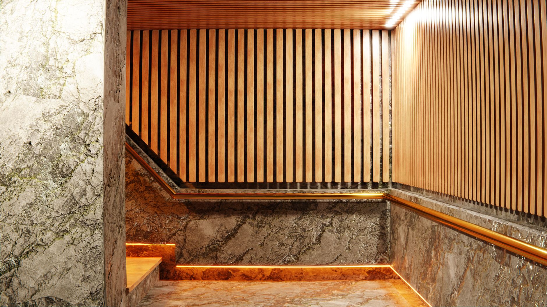 Egyptian marble and timber materials showcase